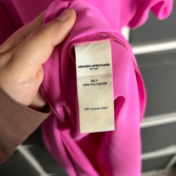 Amanda Uprichard Victoria Dress Aster Size M - Picture 7 of 8